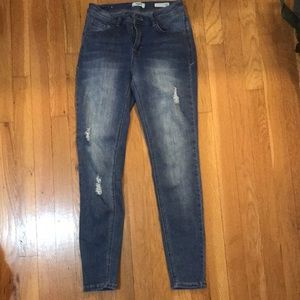 Kensie Jeans Effortless Ankle Jean Medium Wash